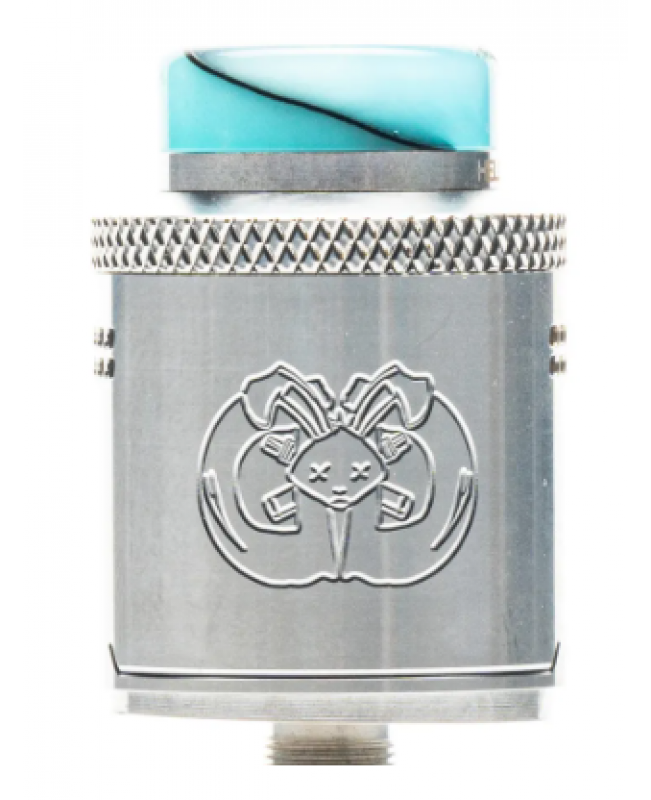 Hellvape Drop Dead RDA Verdampfer 24 mm Silber