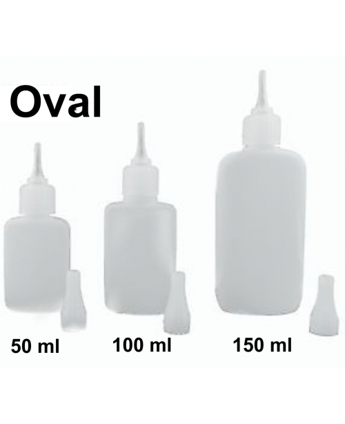 Leerflasche Oval