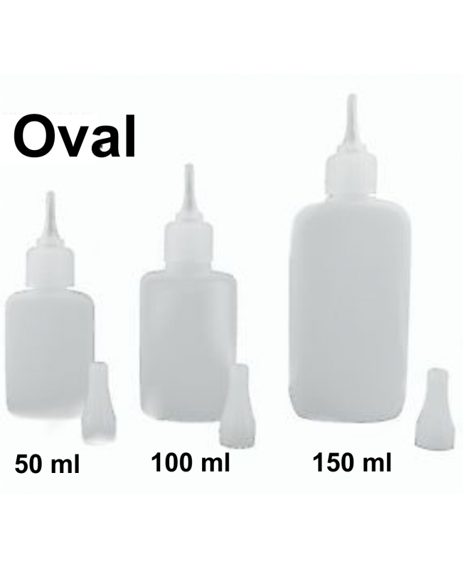Leerflasche Oval