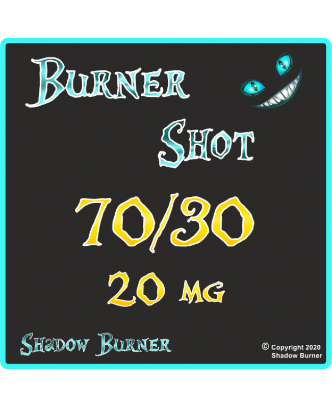 Burner Shot 20 mg 70/30 10 ml