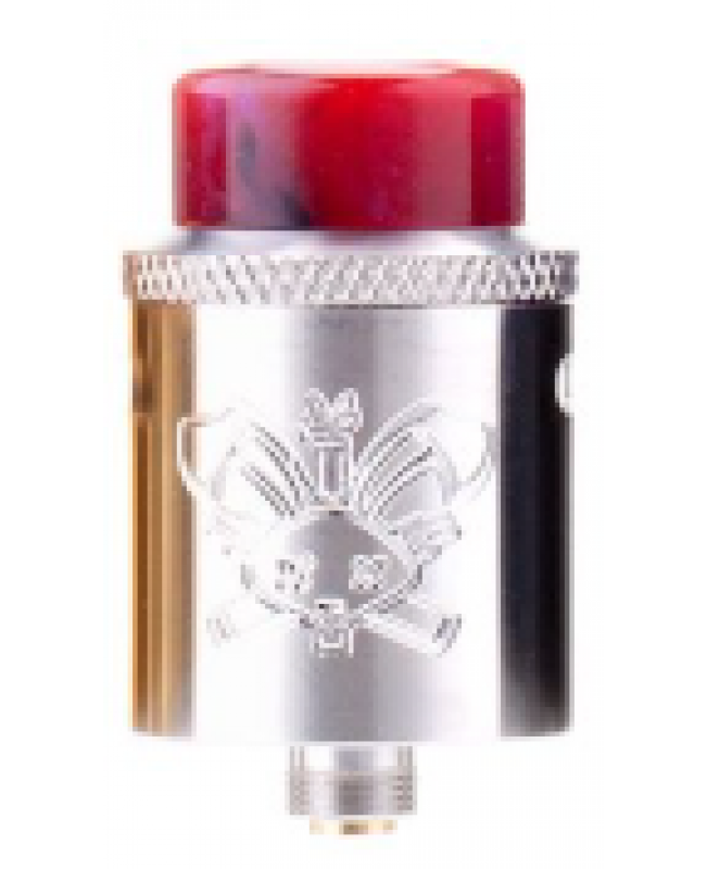 Hellvape X-Heaten Dead Rabbit SQ RDA Verdampfer 22 mm Silber