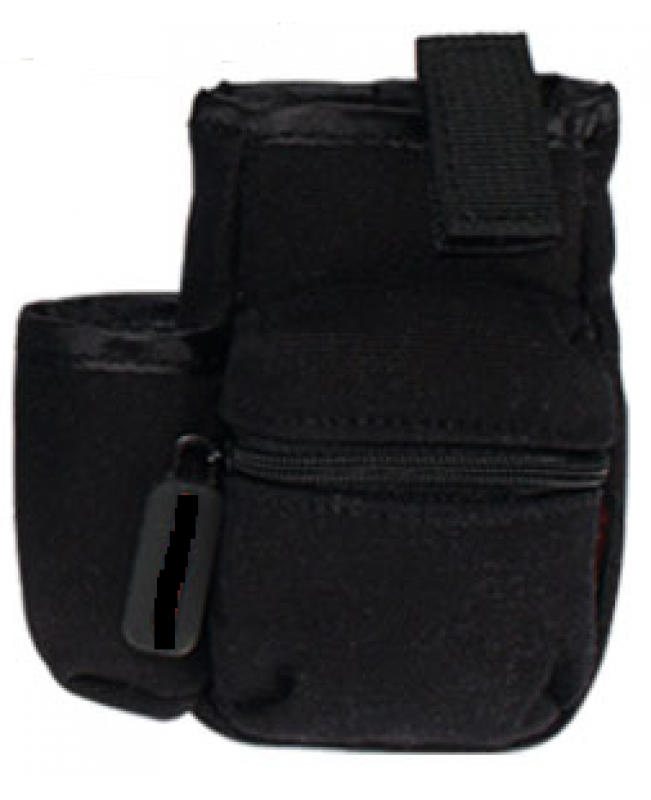 PBag Multifunktions Gürteltasche mit Karabinerhacken Schwarz