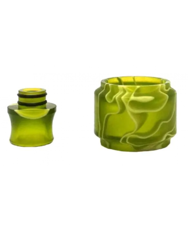 Smocktech TFV12 Prince Ersatzglas 8 ml + Mundstück Set Batik Gold